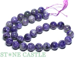 ☆一点物☆【丸ビーズ】チャロアイト (5A) 約12mm No.01 【天然石 パワーストーン】