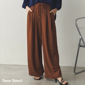 Full-Length Pant Pleated Wide Pants Cool Touch