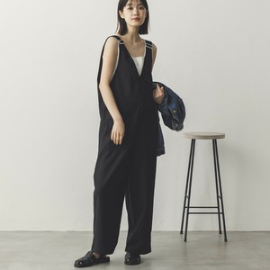 ギャバ Vネック前後2WAYサロペット