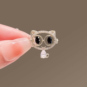 ブローチ 猫　猫 雑貨 猫 ねこ ネコ 猫グッズ おしゃれ ピンブローチ  服装   ブローチ キラキラ