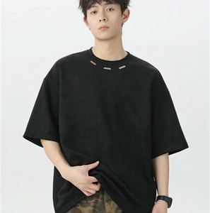 P21125 2025春夏新作 快適な着心地 韓国風 ゆるい メンズ  ファッション 半袖 Tシャツ カジュアル