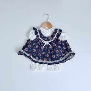Babies Clothing Bouquet Of Flowers 100% Cotton Polka Dot Made in Japan