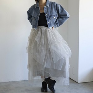 【2025SS新作入荷】Volume Tulle Skirt　ボリュームチュールスカート