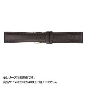MIMOSA(ミモザ) 時計バンド EMカーフ 21mm ダークブラウン (美錠:銀) CEM-B21