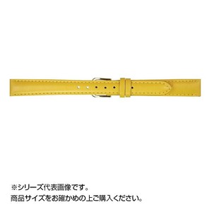 MIMOSA(ミモザ) 時計バンド ベビーカーフKC 13mm イエロー (美錠:金) CKC-Y13