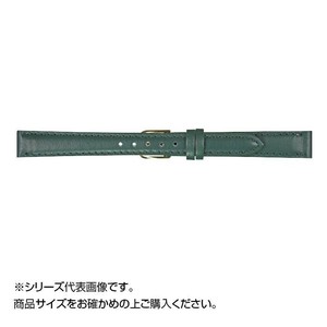MIMOSA(ミモザ) 時計バンド ベビーカーフKC 14mm グリーン (美錠:金) CKC-G14