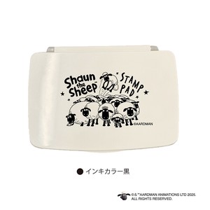 【数量限定商品】ひつじのショーン スタンプパッド 黒