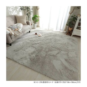 グラムスタイル シフォン LGY ライトグレー 190x190cm 「GSCD307326」
