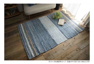 グラムスタイル ユーズドデニム ヒンメル BL 130x190cm 「GSCD800925」