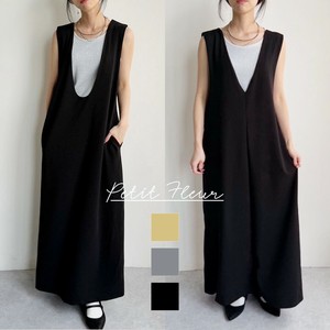 Jumper Dress Front/Rear 2-way V-Neck Pinafore Dress [S/S NEW]