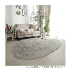 グラムスタイル シフォン 異形  LGY ライトグレー 130x190cm 「GSCD307335」