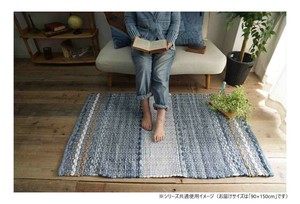 グラムスタイル ユーズドデニム ヒンメル BL 90x150cm 「GSCD800924」