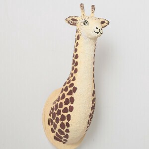 Wall Plate Lion Giraffe