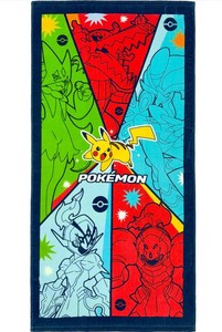 ポケットモンスター　コンパクトバスタオル　50×100cm　O4805　ネイビー　CO480500