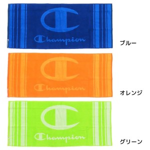 【フェイスタオル】Champion ジャガードロングタオル パレットロゴ