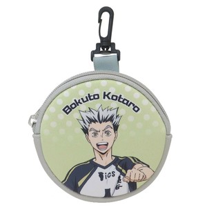 【ポーチ】ハイキュー!! 丸型カラビナ付きポーチ ネオプレーン 木兎光太郎