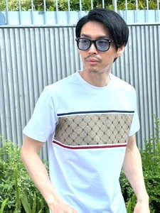 【ユニセックス】46057【LUXE/R】胸パネル切り替え　Tシャツ（RMS）
