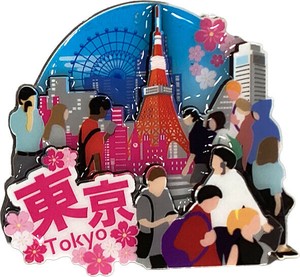 【木製マグネット】東京デイタイム
