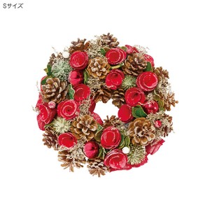 ■クリスマスグッズ■■2025X'mas　先行予約■　リースレッド眠りRボールシュガーラメ　Sサイズ