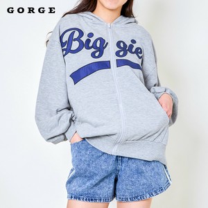 BIGロゴタタキツケ裏毛パーカー