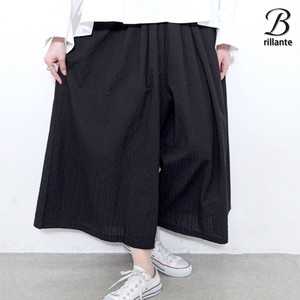 ストライプ刺繍ジャガード　コットンワイド サルエルパンツ　 新作2025ss春夏 BRILLANTE東京（196611）