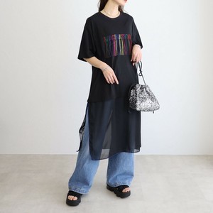 フリンジエンブロイダリーワンピース　hanahana（ハナハナ）2025春夏ss
