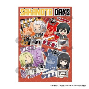 ■2025SS　新作■　SAKAMOTO DAYS　シングルクリアファイル　レッド/プチクラ
