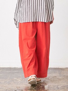 【予約販売】裾ダーツパンツ　綿スラブ3色 M L LL 3L 《大きいサイズ》【6月入荷予定】