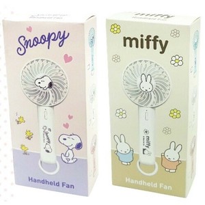 【2025新作☆SNOOPY&MIFFY】USB充電式　スヌーピー&ミッフィー　手持ちファン
