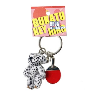 部活メタルキーホルダー くまちゃんVer キラキラ メタリック 引退 プレゼント 卒業 入学 記念品