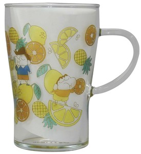 Drinkware Crayon Shin-chan Heat Resistant Glass Fruits