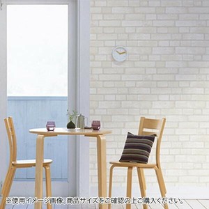 貼ってはがせてのり残りしない壁紙 憧れの壁素材シリーズ 90cm×2.5m レンガ(ホワイト) JK9023