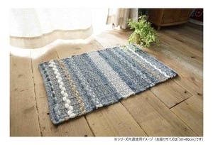 グラムスタイル ユーズドデニム ヒンメル BL 50x80cm 「GSCD800923」
