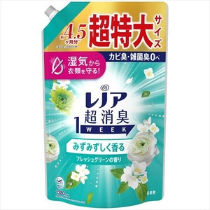 レノア超消臭1weekみずみずしく香るフレッシュグリーンの香りつめかえ用超特大サイズ