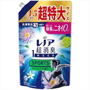 レノア超消臭1weekSPORTSフレッシュシトラスの香りつめかえ用超特大サイズ