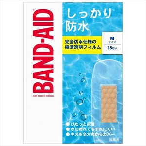 バンドエイド　しっかり防水　Mサイズ　15枚 【絆創膏】