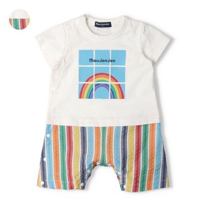 Baby Dress/Romper Colorful Rainbow Printed Rompers 100% Cotton Switching