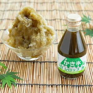 【予約販売】【無添加】かき氷シロップ 緑茶　180ml