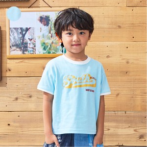 Kids' Short Sleeve T-shirt Design Short-Sleeved T-Shirt 100% Cotton Made in Japan