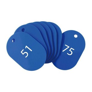 オープン工業 スチロール番号札 大 51〜75 青 BF-52-BU