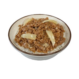 日本職人が作る 食品サンプル 牛丼屋さんの牛丼  IP-824