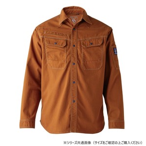 イーブンリバー フレイムレジスタントシャツ ブリックレッド(22) サイズ:5L SR7006