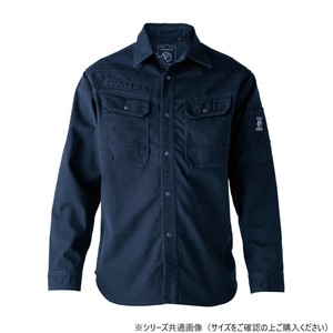 イーブンリバー フレイムレジスタントシャツ ディープネイビー(04) サイズ:4L SR7006