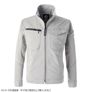 イーブンリバー ソリッドストレッチジャケット ストーンシルバー(55) サイズ:LL US1607