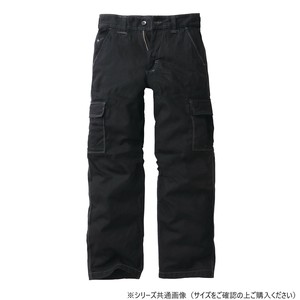 イーブンリバー フィッシャーストライプカーゴ ブラック(05) サイズ:S US-1102