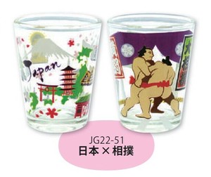ジャパニーズグラス(2P入) 日本×相撲 JG22-51