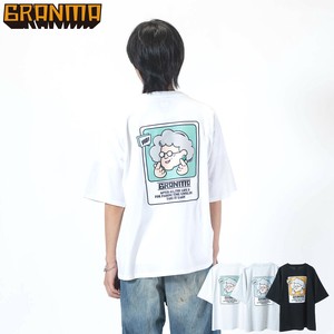 【25SS新作】GRANMA 20/-天竺 発泡ロゴ 半袖T-shirt