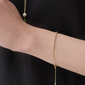 Gold Bracelet Ladies fashion Bijoux Jewelry Made in Japan