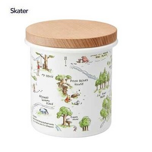 珐琅 保存容器/储物袋 小熊维尼 密封罐 Skater 750ml
