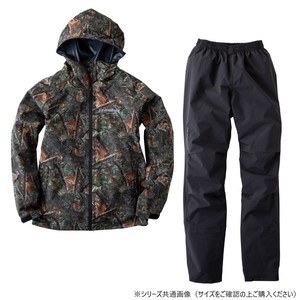 イーブンリバー ストレッチレインスーツ ウッドカモ(35) サイズ:4L ME300